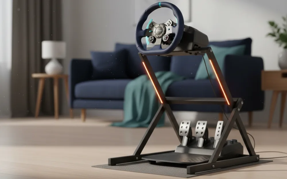 GTPLAYER Wheel Stand Review: Budget Foldable Sim Stand Under $70