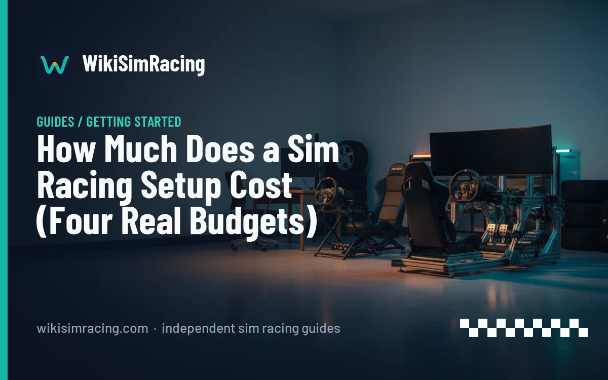 How Much Does a Sim Racing Setup Cost (Four Real Budgets)