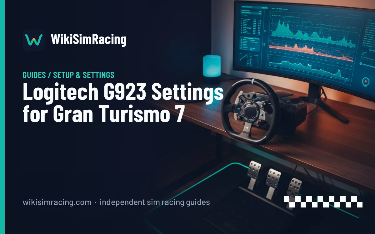 Logitech G923 Settings for Gran Turismo 7