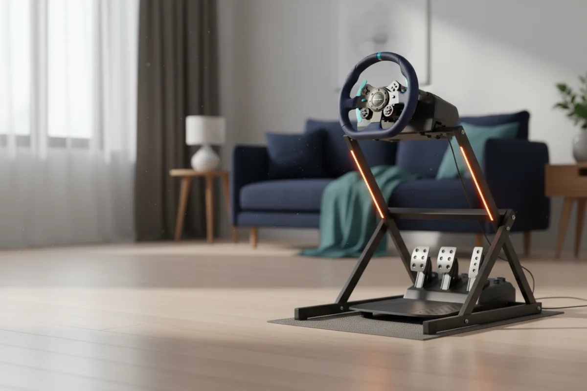 GTPLAYER Wheel Stand Review: Budget Foldable Sim Stand Under $70