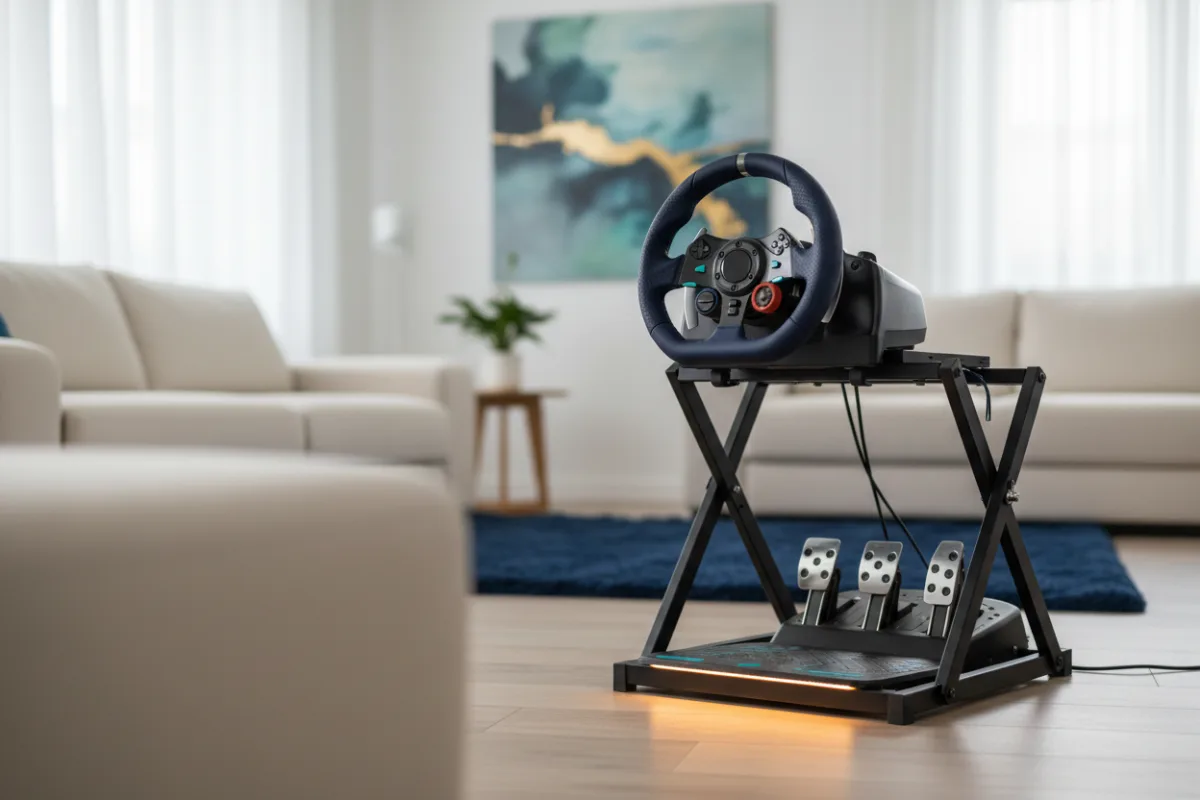 VEVOR Foldable Wheel Stand Review: Budget Adjustable Sim Stand